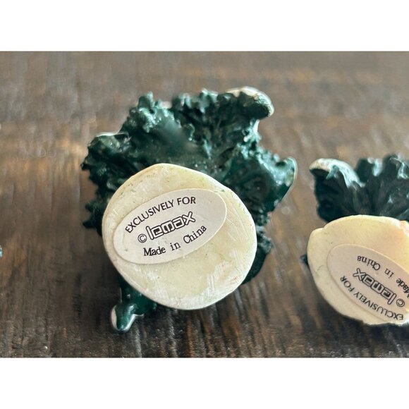 Retired Lemax Christmas Trees Set of 5 Christmas Village Accessory - Picture 8 of 12